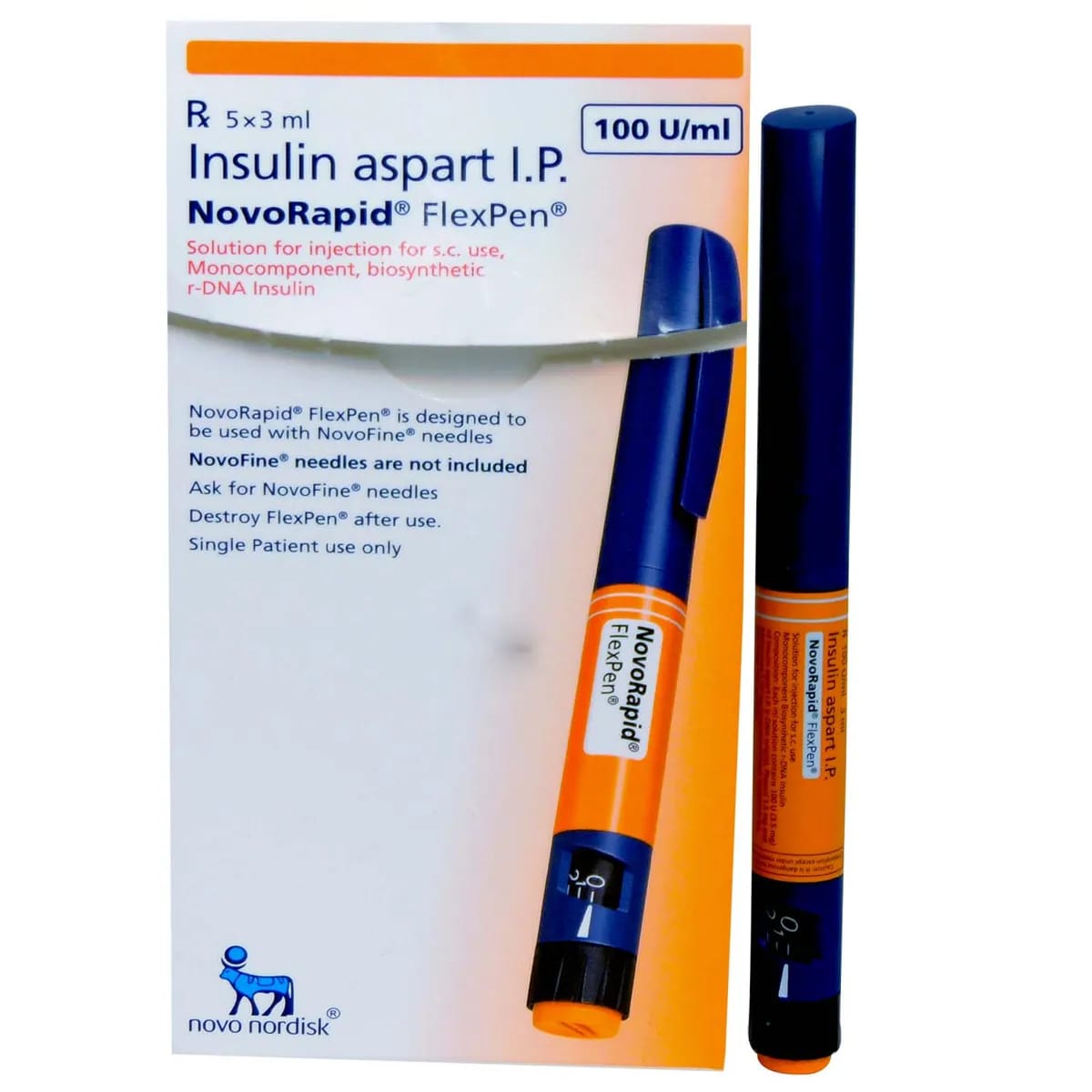 Insulin aspart I.P. (NovoRapid)