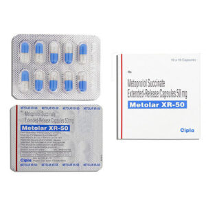 Metoprolol Succinate Extended-Release Capsules 50mg (Metolar XR-50)