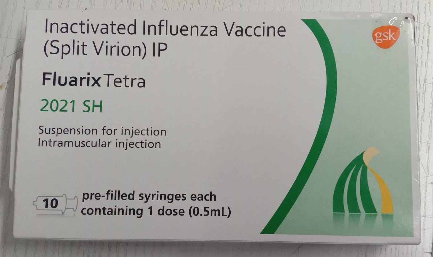Inactivated Influenza Vaccine (Fluarix Tetra)
