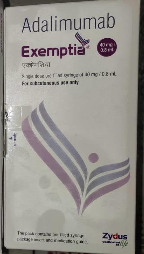 Adalimumab exemptia (ZYDUS)