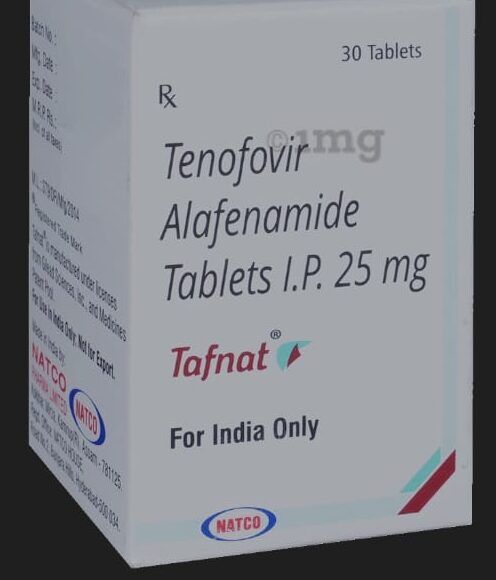 Tenofovir Alafenamide Tablets I.P. 25mg
