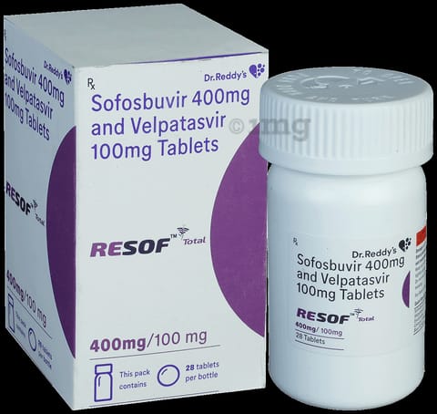 Sofosbuvir 400mg & Velpatasvir 100mg tablets