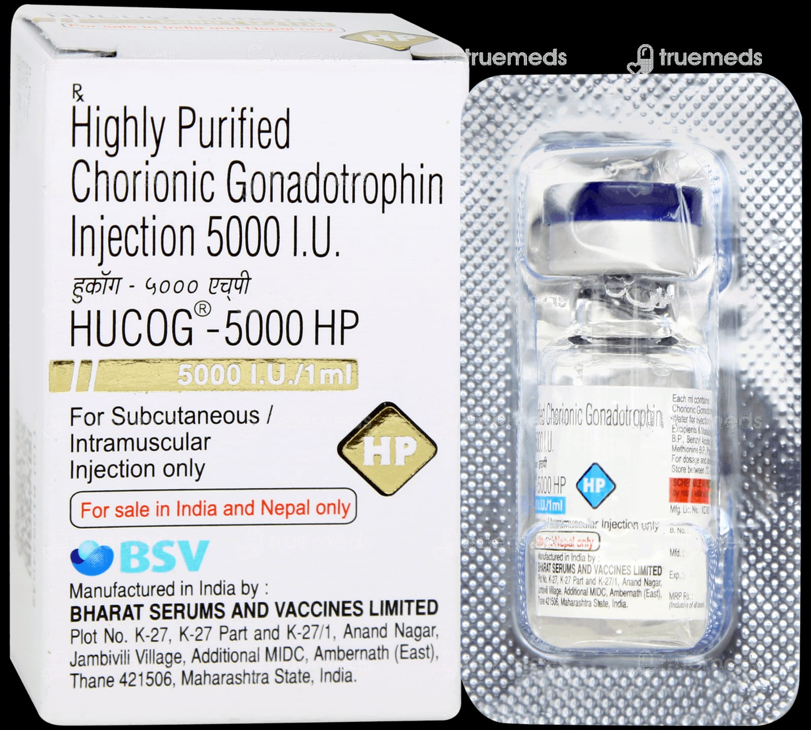 Chorionic Gonadotropin Injection (HUCOG 5000 HP)