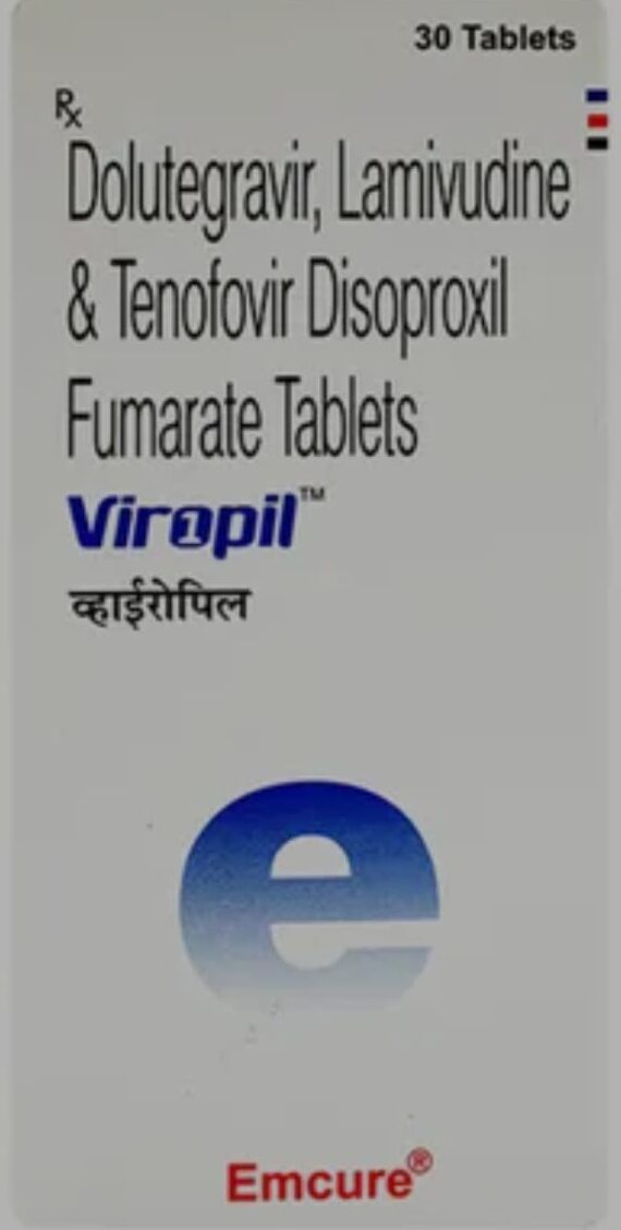 Dolutegravir , Lamivudine & Tenofovir Disoproxil Fumarate tablets (VIROPIL)