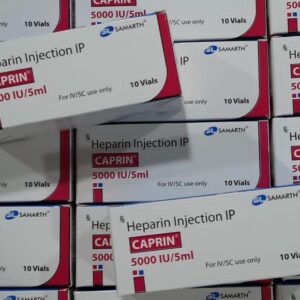 Heparin Injection IP (CAPRIN ) 5000 IU/5ml