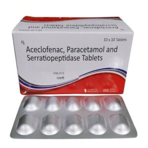ACECLOFENAC , SERRATIOPEPTIDASE & PARACETAMOL